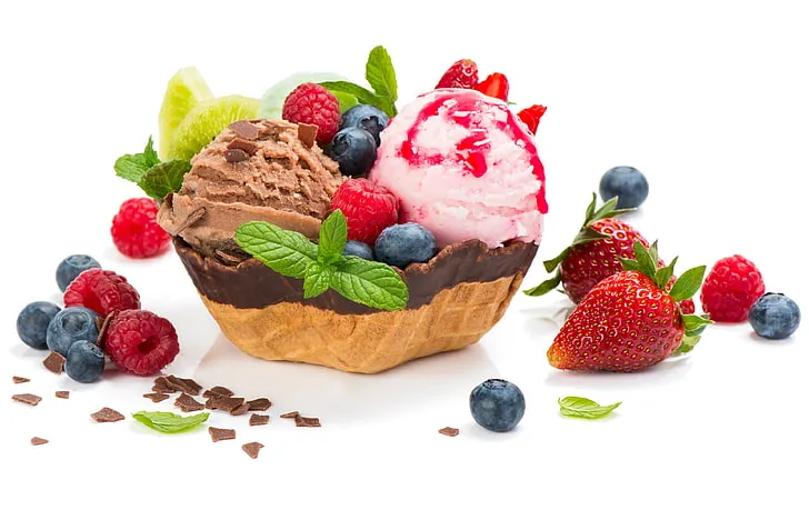 No preservative natural fruit ice cream ingredients at Froot Delight Hadapsar