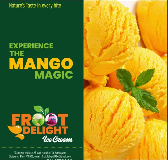 Savor Alphonso mango and Sitaphal ice creams parlour at Froot Delight, Hadapsar